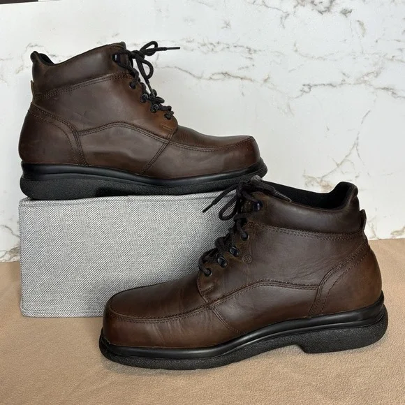 Red Wing Safety Chukka Steel Toe Work Boots 6662 Mens 10.5 E3 Brown Leather READ - Picture 4 of 13